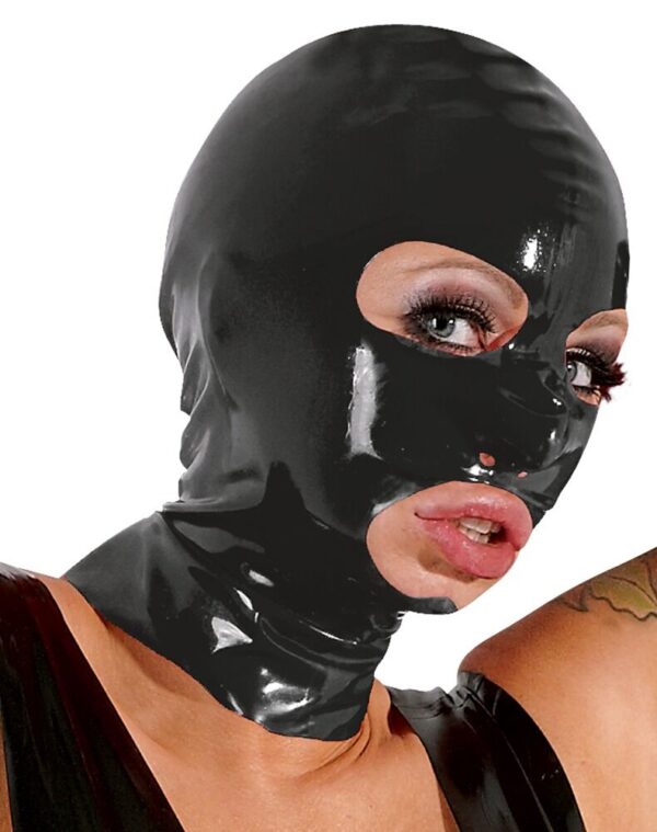 LateX - Kumimaski, Musta
