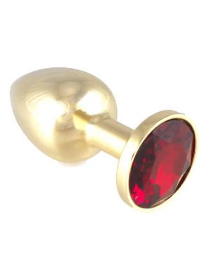Butt Plug Gold Red Small R7986-0