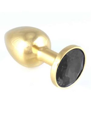 Butt Plug Gold Black Small R7987-0