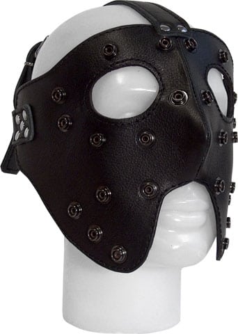 Detachable Leather Face Maski, Nahkaa B632510-108446