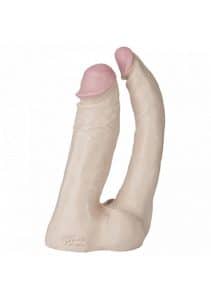 Vac-U-Lock - Double Penetrator Dildo, Vaalea