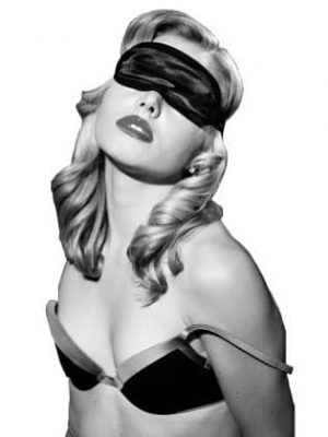 Sex & Mischief - Satin Black Silmänaamio -0