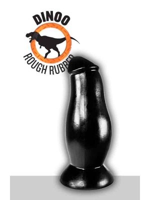 Dinoo Rough Rubber - Cumnoria Dildo, Musta-0