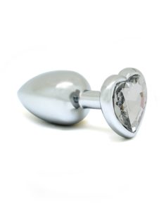 Butt Plug Small Heart, Kirkas