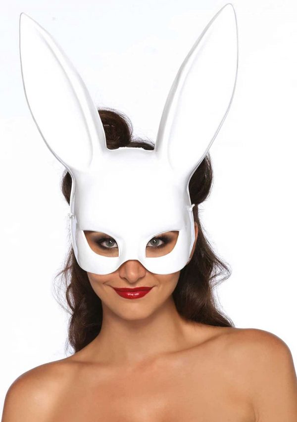 Masquerade Rabbit Maski, Valkoinen-0