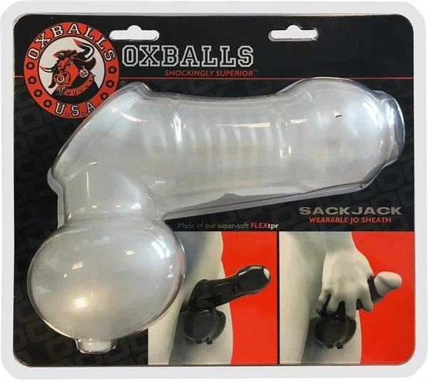 Oxballs - Sackjack Jack-Off Penisjatke/Masturbaattori, Kirkas-135507