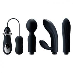 Dorr - Mystic Exchangeable Head Vibraattorit, Musta