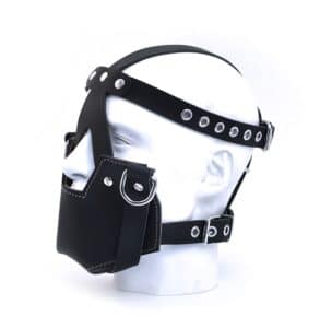 Mister B - Muzzle Mask, Nahkaa