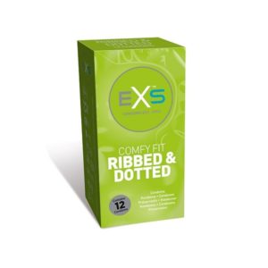 EXS - Ribbed & Dotted -Kondomit