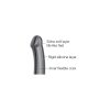 Dual Density Silicone Bendable Dildo, Musta & L-koko - Image 5