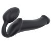 Silicone Bendable Strap-On, Musta & XL-koko - Image 4