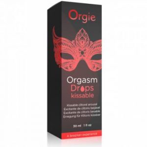 Orgie – Orgasm Drops Kissable Stimuloiva Geeli, Mansikka