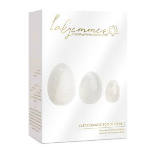 La Gemmes - Yoni Egg Set, Kirkas Kvartsi