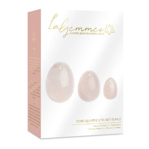 La Gemmes - Yoni Egg Set, Ruusukvartsi