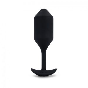 b-Vibe - Vibrating Snug Plug Black Anaalitappi, XL