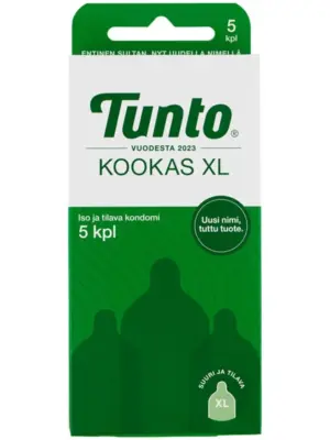 Tunto - Kookas XL Kondomi, 5 kpl