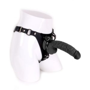 Kiotos - COX Strap-On + Dildo 22 cm, Musta