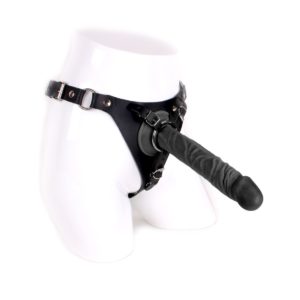 Kiotos - COX Strap-On + Dildo 23 cm, Musta
