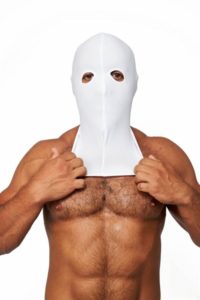 Mister B - Lycra Hood Eyes Open, Valkoinen