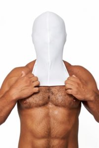 Mister B - Lycra No Holes Hood, Valkoinen