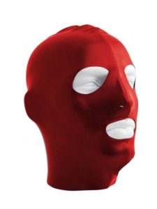 Mister B - Datex Hood Eyes & Mouth Open, Punainen