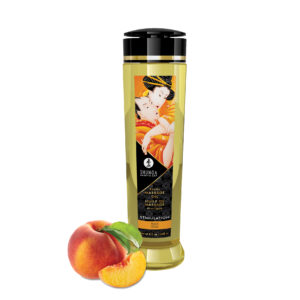 Shunga Erotic Massage Oil - Stimulation, Persikka