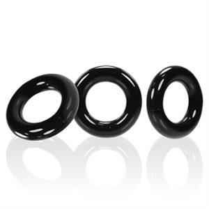 Oxballs - Willy Rings 3-Pack, Musta