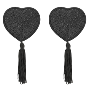 Coquette Chic Desire - Heart Tasselit, Musta