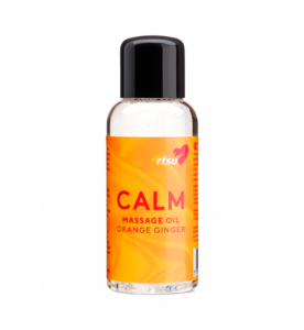 RFSU - Calm Massage Oil Hierontaöljy, Appelsiini-Inkivääri