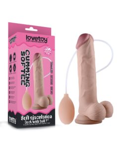 Lovetoys - Soft Ejaculation Cock With Balls 23 cm