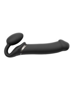 Strap-On-Me Värisevä Strap-On, Musta, XL