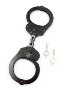 Mrb - Double Lock With Hoop Käsiraudat, Musta
