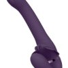 Vive - Satu Pulse-Wave & Vibrating Strapless Strapon, Violetti - Image 5