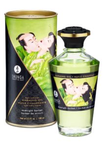 Shunga - Aphrodisiac Lämmittävä Hierontavoide, Midnight Sorbet