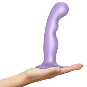 Strap-On-Me - P&G Dildo Plug, Metallinhohtolila