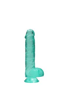 RealRock - Crystal Clear Dildo, Turkoosi