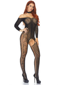 Leg Avenue - 2in1 Verkkocatsuit