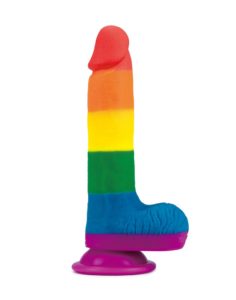 LoveToy - Prider Dildo Kiveksillä 19,5 cm