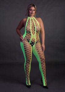 Glow In The Dark Catsuit, Vihreä Queen Size