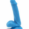 Happy Dick - Dual Density Tekopenis Kiveksillä 6", Sininen