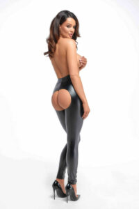 Noir Handmade - Taboo Wetlook-Leggingsit F304