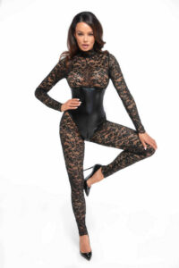 Noir Handmade - Enigma Pitsi/Wetlook Catsuit F299