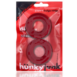 Hünkyjunk - Stiffy C-Ring 2-Pack, Punainen