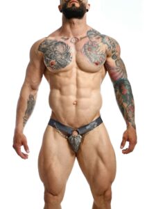 DNGEON - Snap Jockstrap, Harmaa