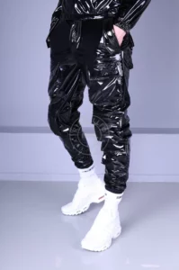 MR. Riegillio - PVC Reisitaskuhousut