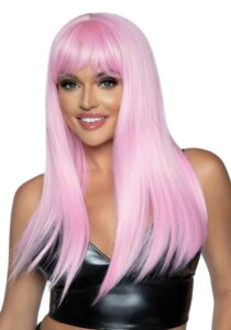 Leg Avenue - Long Wig With Bangs, Pink