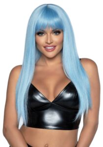 Leg Avenue - Long Wig with Bangs, Blue