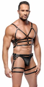 Zado - Nahkaharness Setti