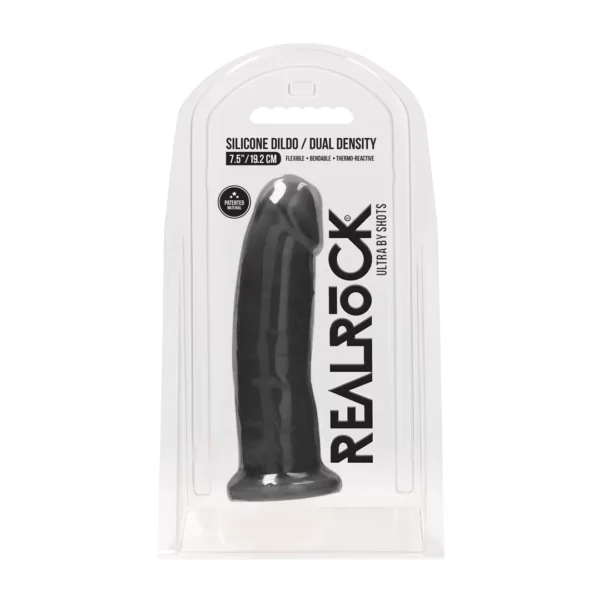 Realrock - Silikonidildo Musta 19 cm - Image 3