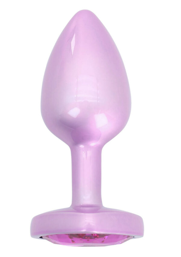 Toyjoy - Alumiininen "Sydän" Anaalitappi, Violetti - Image 2